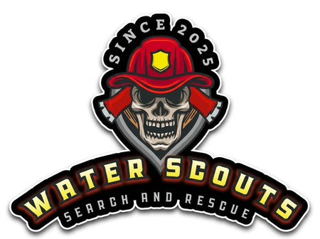 Water Scouts Search and Rescue Window or Helmet Decal economy bulk decal