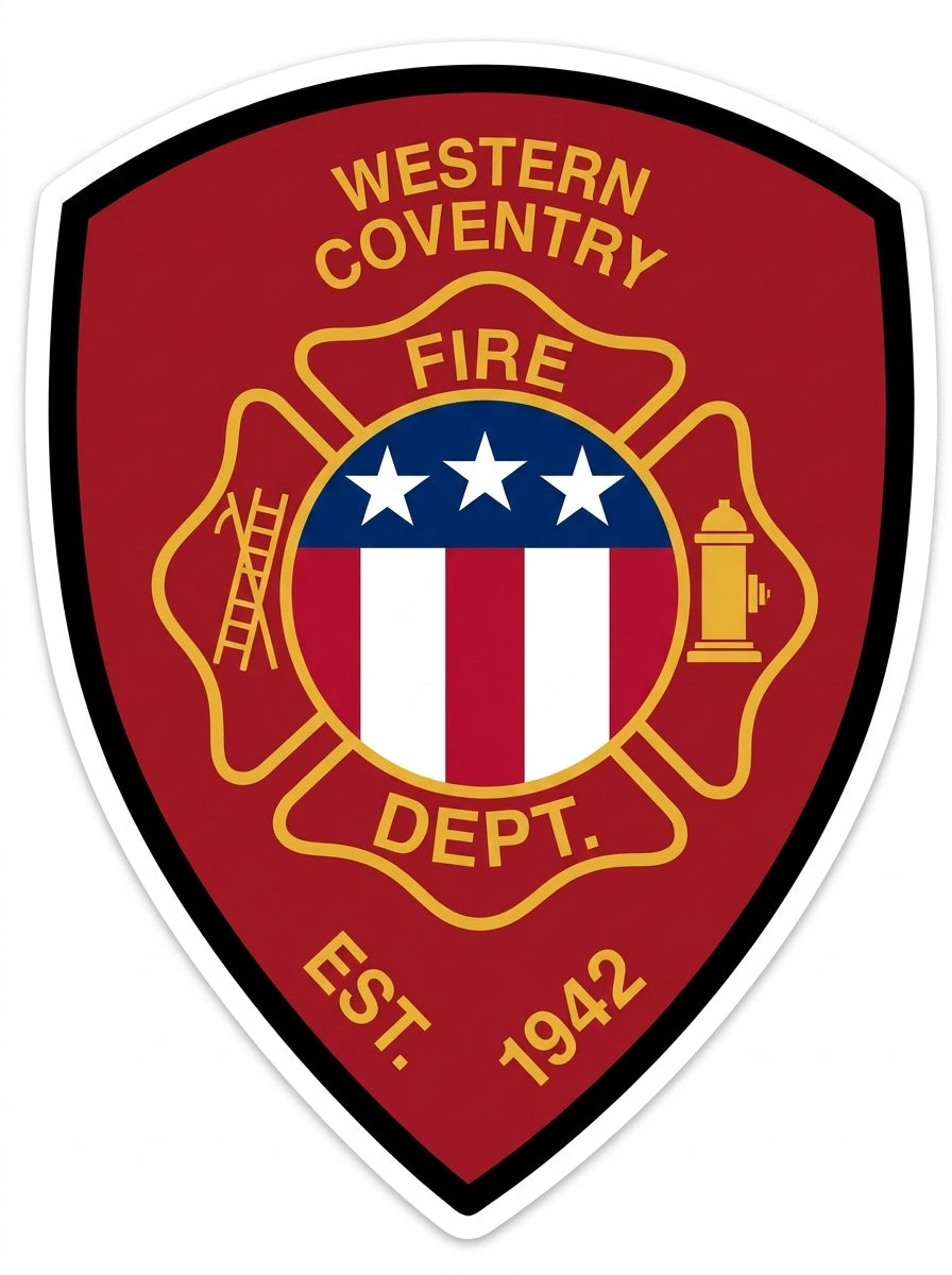 West Coventry 1942 Window/Helmet Decal or MAGNET (sqd.1)