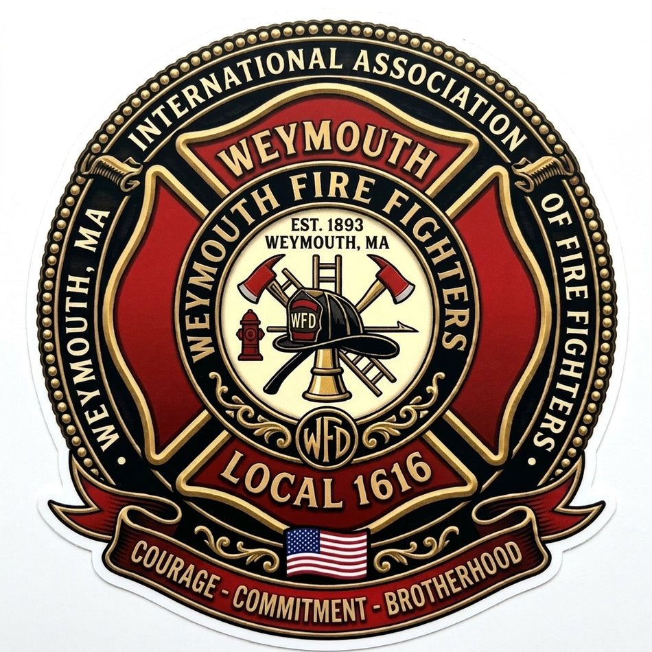 Weymouth Local 1616 Window/Helmet Decal or MAGNET