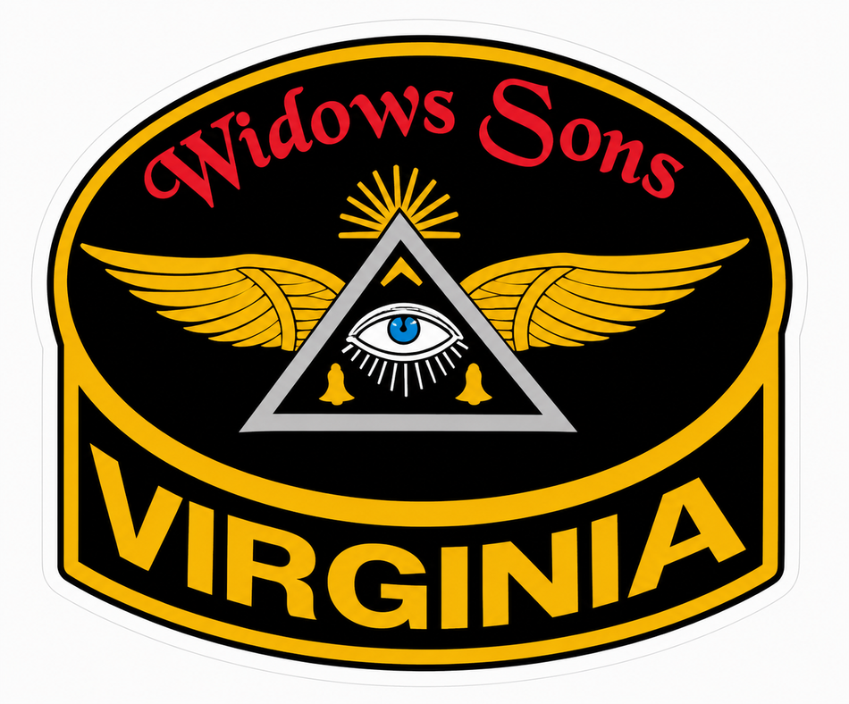 Widow's Sons Virginia Window or Helmet Decal (rct.1)