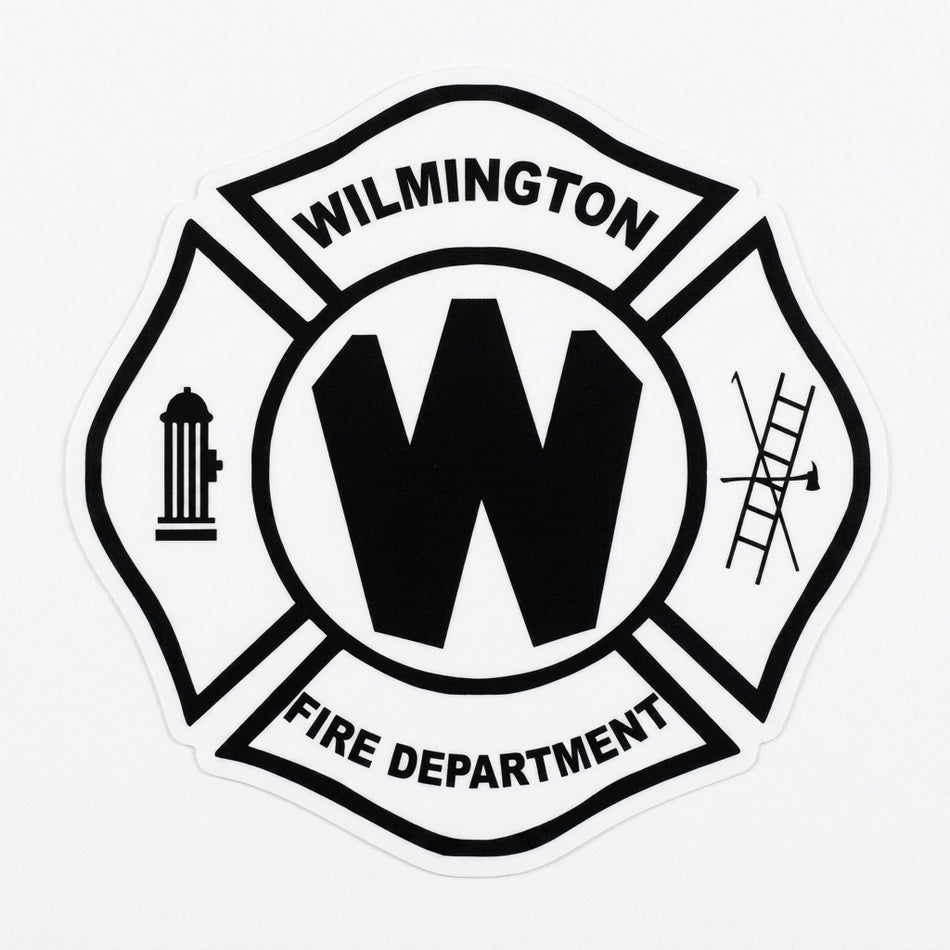 Wilmington Fire Dept. Window/Helmet Decal or MAGNET (sqd.1)
