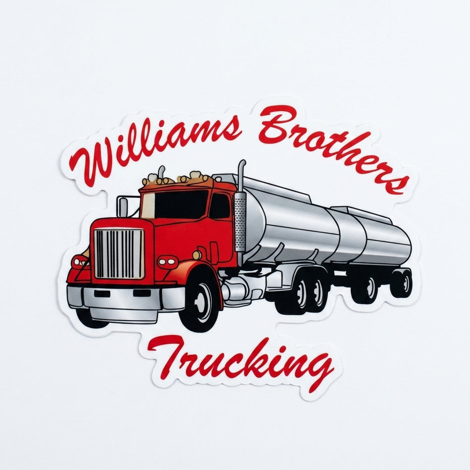 Big Al's Trucking Window or Helmet Decal (rctd.1)