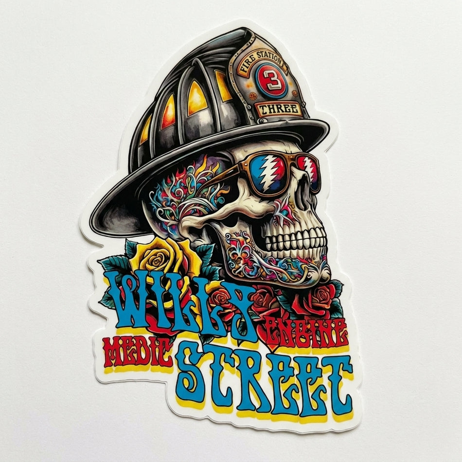 Willy Street Medic Window/Helmet Decal or MAGNET (sqd.1)