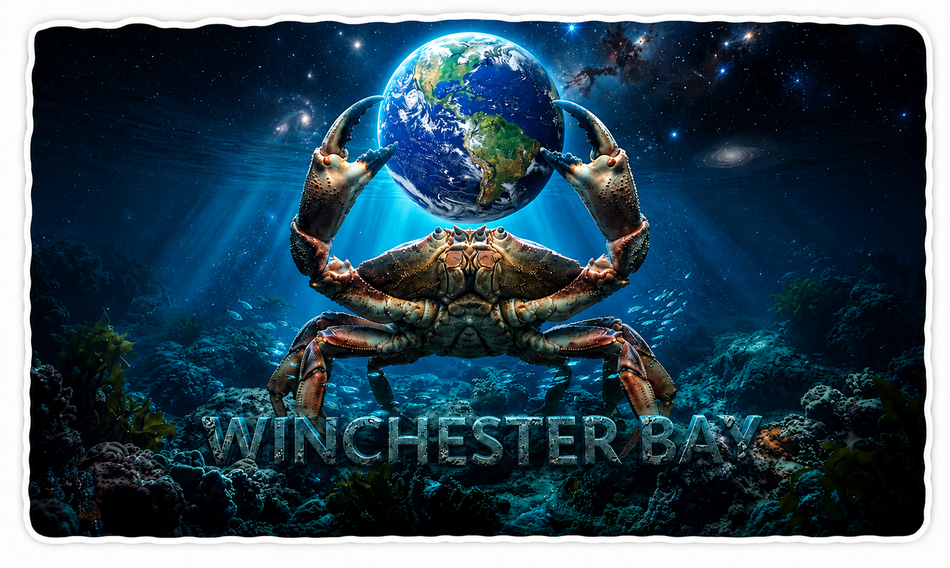 Winchester Bay Customer Window or Helmet Decal (rct.1)