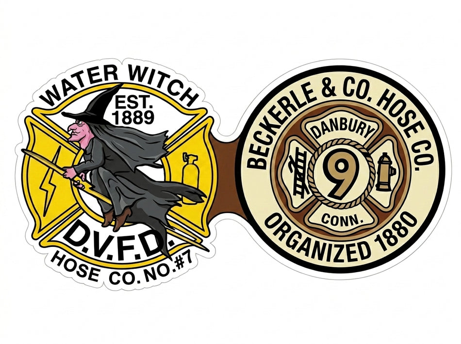 Water Witch Beckerle Window or Helmet Decal (rctd.1)