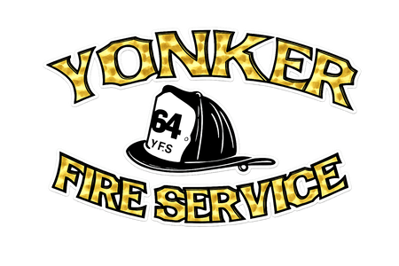 Yonker Fire Service Window or Helmet Decal economy bulk decal