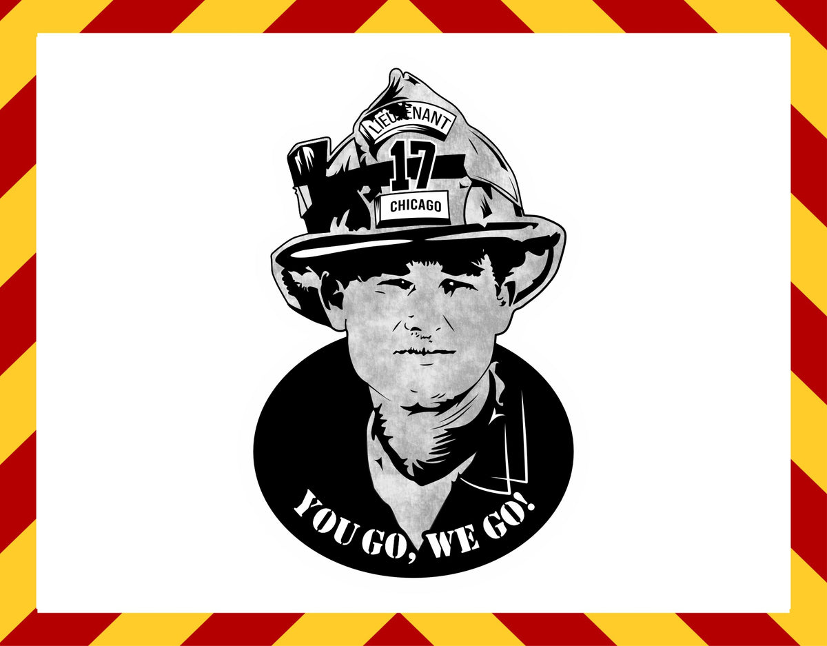 Backdraft Decals You Go We Go Backdraft Steven Customer Decal – Powercall Sirens LLC