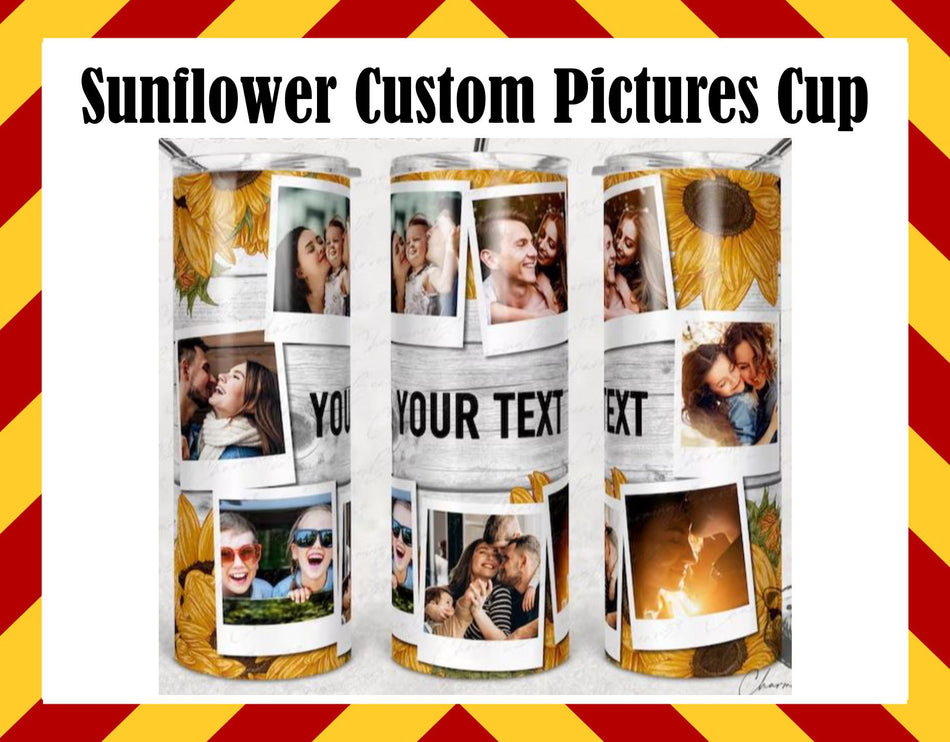 Drinkware Water Cup - Sunflower Custom Picture Tumbler