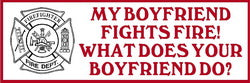 Boyfriend Fights Fire Expression Decal