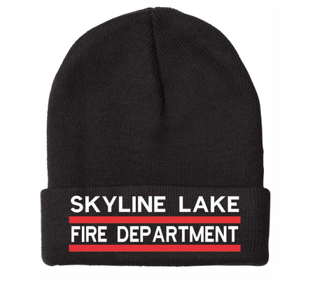 Skyline Lake Fire Dept. Embroidered Winter Hat