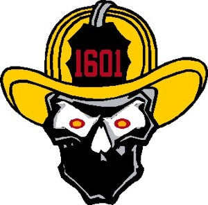 Skull with Yellow Helmet 1601 Decal