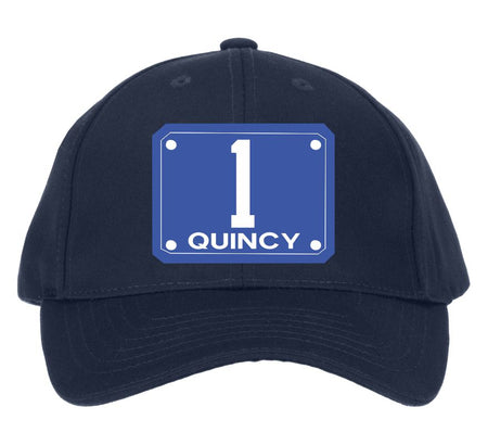 Quincy 1 Blue Badge Embroidered Hat 101116