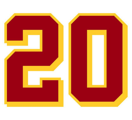 Red/Yellow 20 Customer Decal