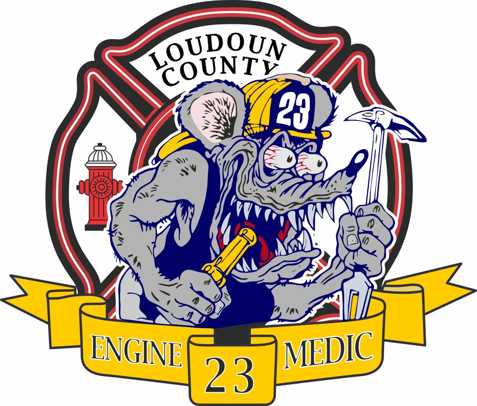 Loudoun Station 23 Decal Laminated