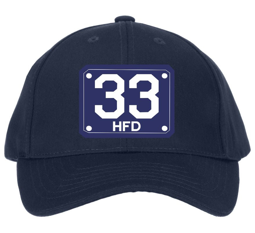 33 HFD Badge Customer Embroidered Hat