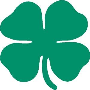 Reflective 4 Leaf Clover Die Cut Decal - Powercall Sirens LLC