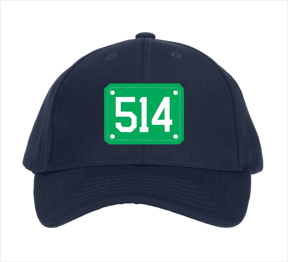 514 Green Custom Embroidered Badge Hat