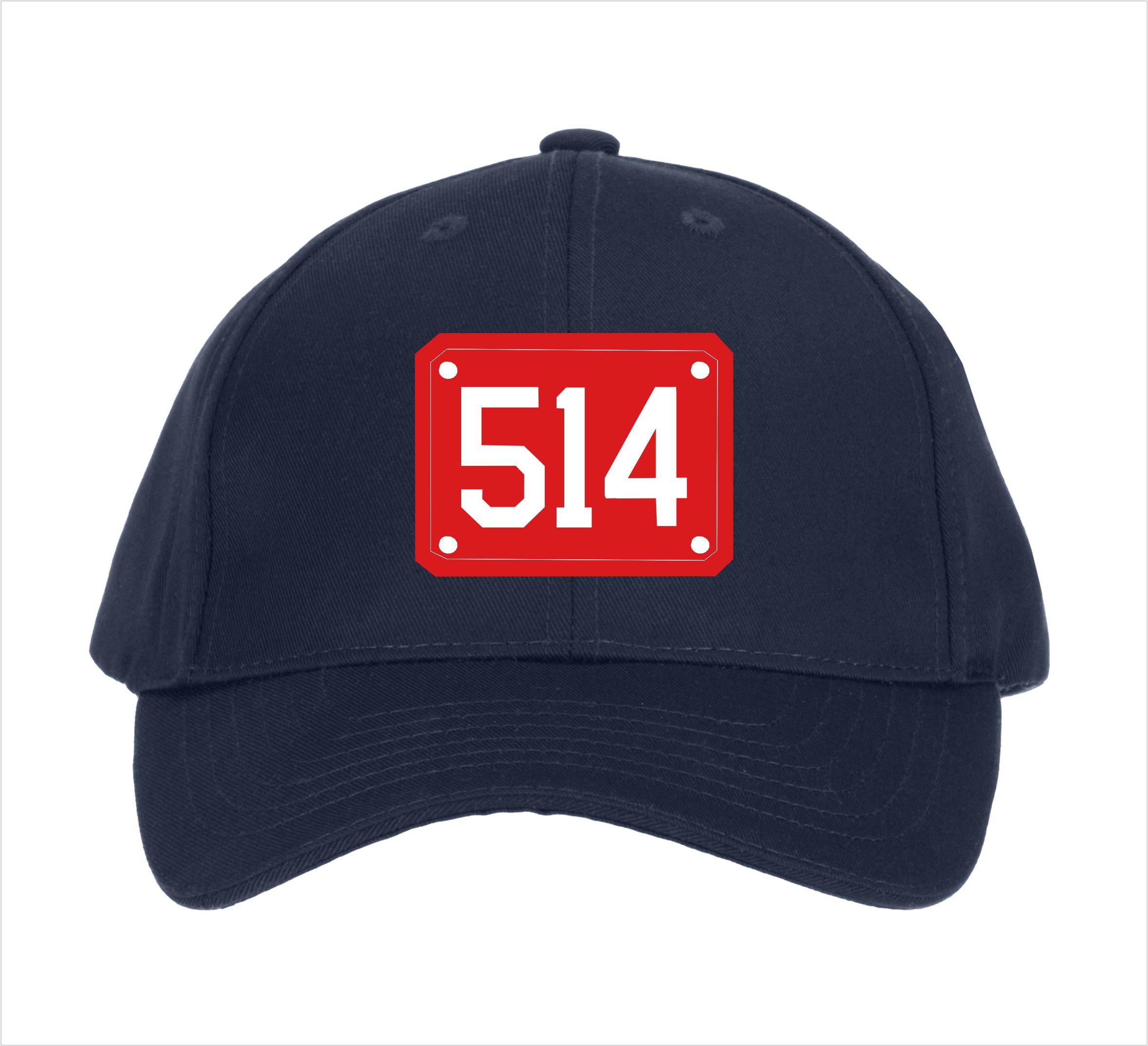 514 Red Embroidered Badge Hat – Powercall Sirens LLC