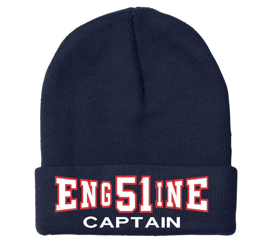 ENG51INE Captain Customer Embroidered Winter Hat