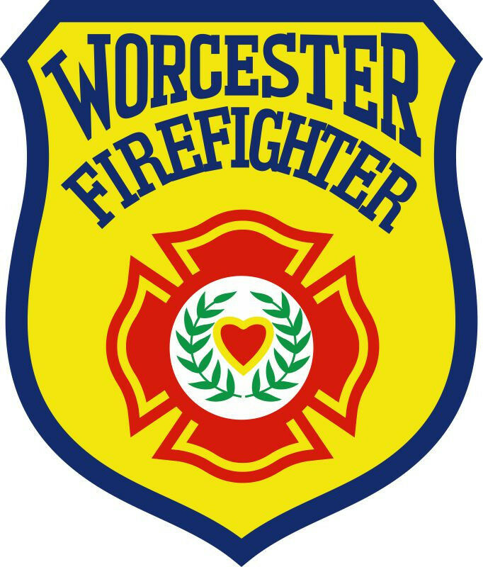 Worcester Firefighter Window Decal - Multiple Sizes available, free shipping - Powercall Sirens LLC