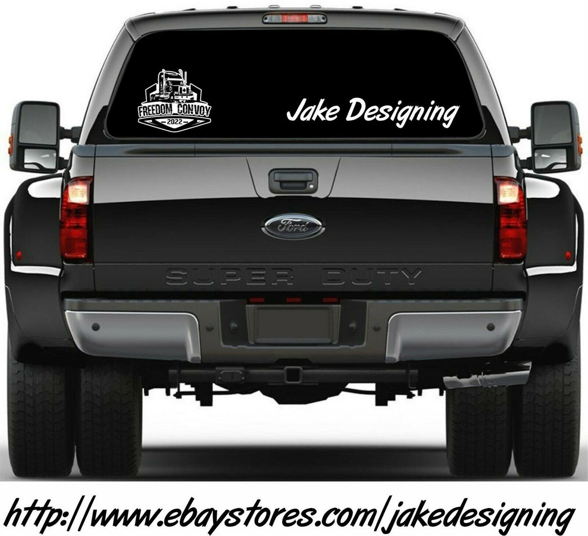 Freedom Convoy Decal Convoy Truck Version Fringe Minority - Various Sizes - Powercall Sirens LLC