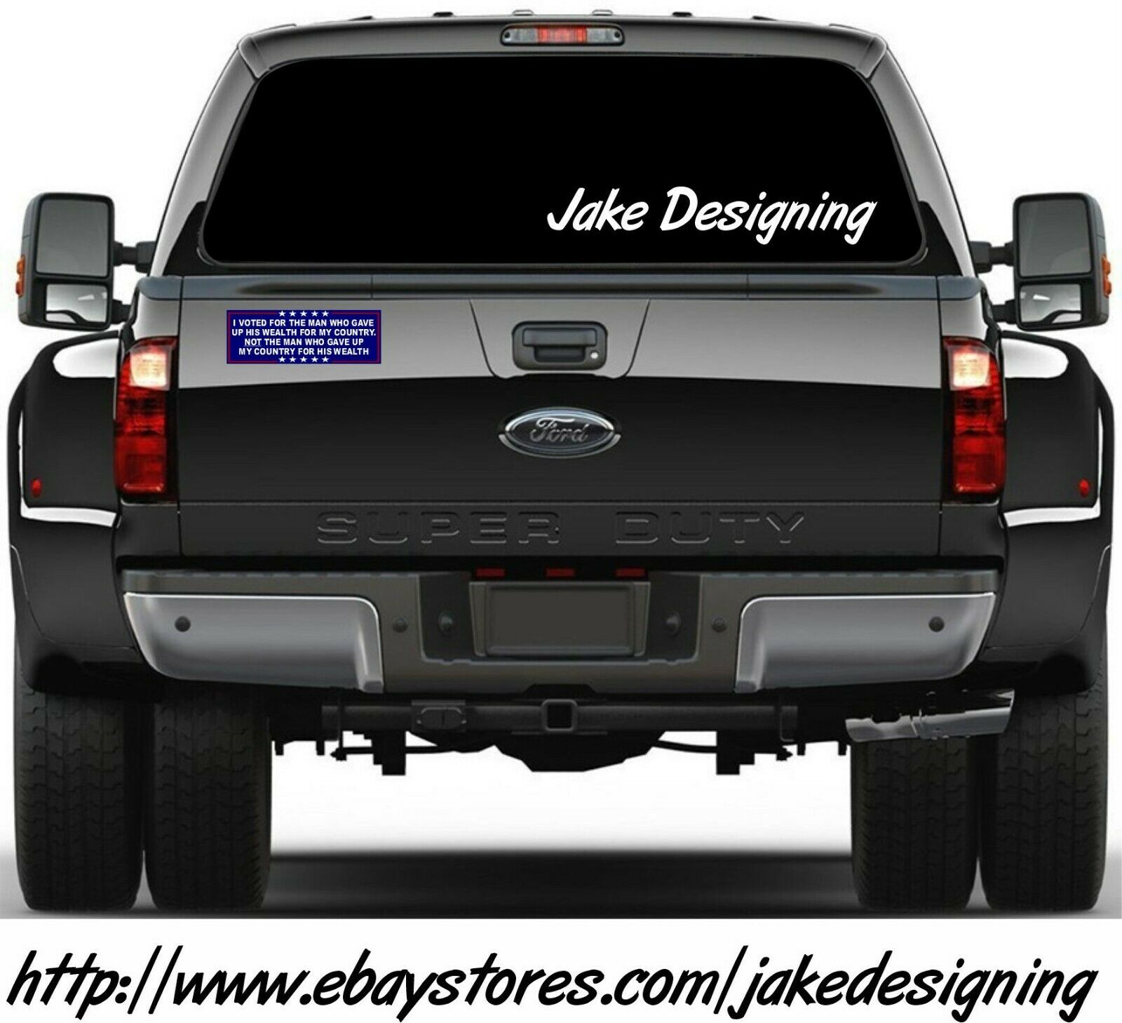 Anti Joe Biden AUTO MAGNET "GAVE UP MY COUNTRY FOR HIS WEALTH" MAGNET - Powercall Sirens LLC