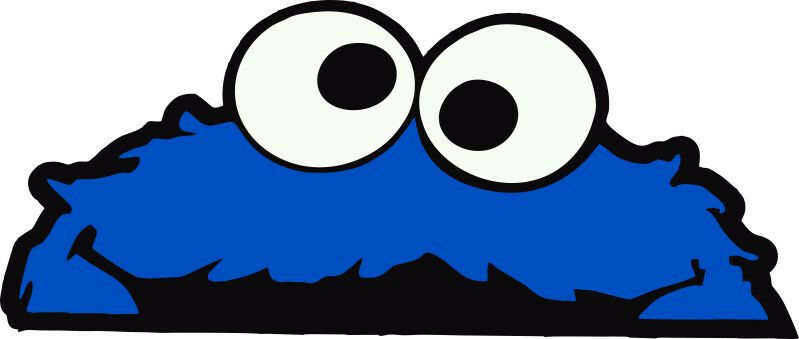 COOKIE MONSTER Sticker window Decal Vinyl JDM Euro Drift Lowered illest Fatlace - Powercall Sirens LLC