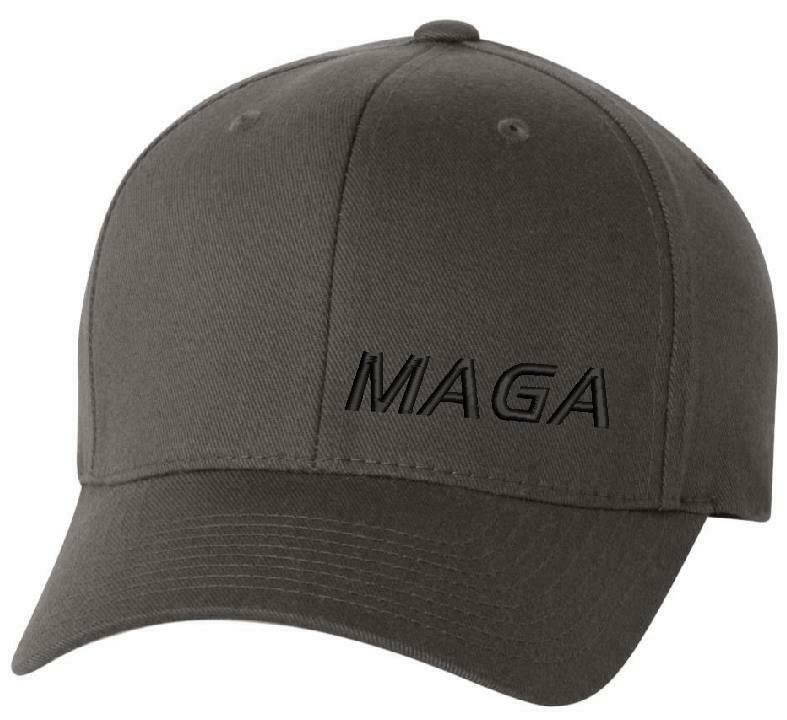 Make America Great Again Hat Flex Fit with Lower Side MAGA Embroidered Design - Powercall Sirens LLC