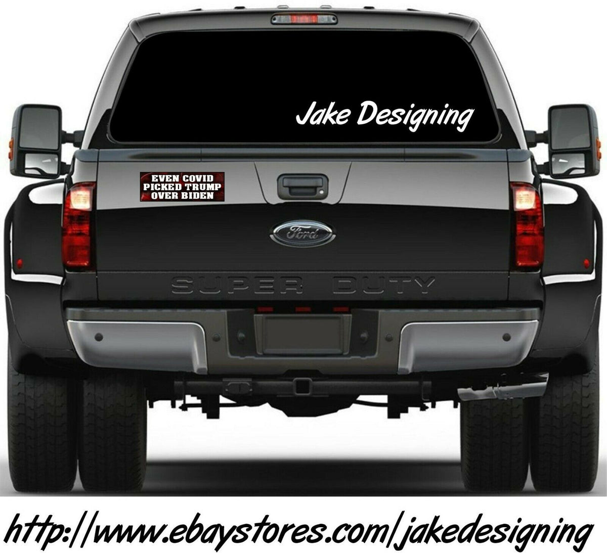 Trump Bumper Sticker - Even Cov*d picked Trump over Biden STICKER OR MAGNET - Powercall Sirens LLC