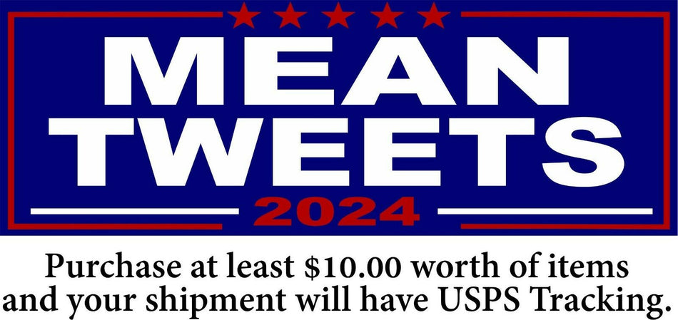 Trump 2024 Auto Magnet "Mean Tweets 2024" Automotive Magnet Various Sizes - Powercall Sirens LLC