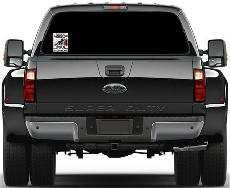 Sorry if my Patriotism Offends you window sticker 6" x 6" 2nd Amendment Decal - Powercall Sirens LLC