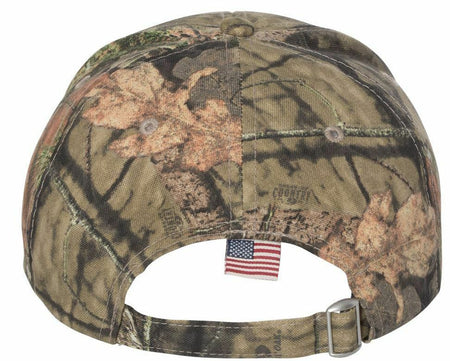 Donald Trump USA MAGA Embroidered Camo Mossy Oak Adjustable Hat USA MAGA - Powercall Sirens LLC