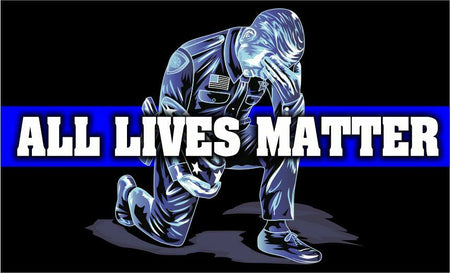 Thin Blue Line All Lives Matter Decal - Powercall Sirens LLC