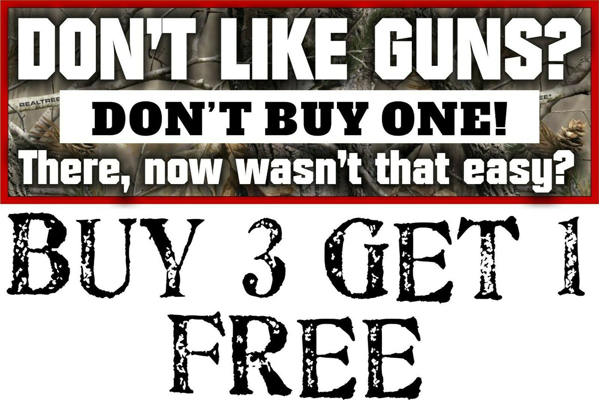 2nd Amendment Bumper Sticker Don't like guns don't buy one 8.8" x 3" Sticker - Powercall Sirens LLC