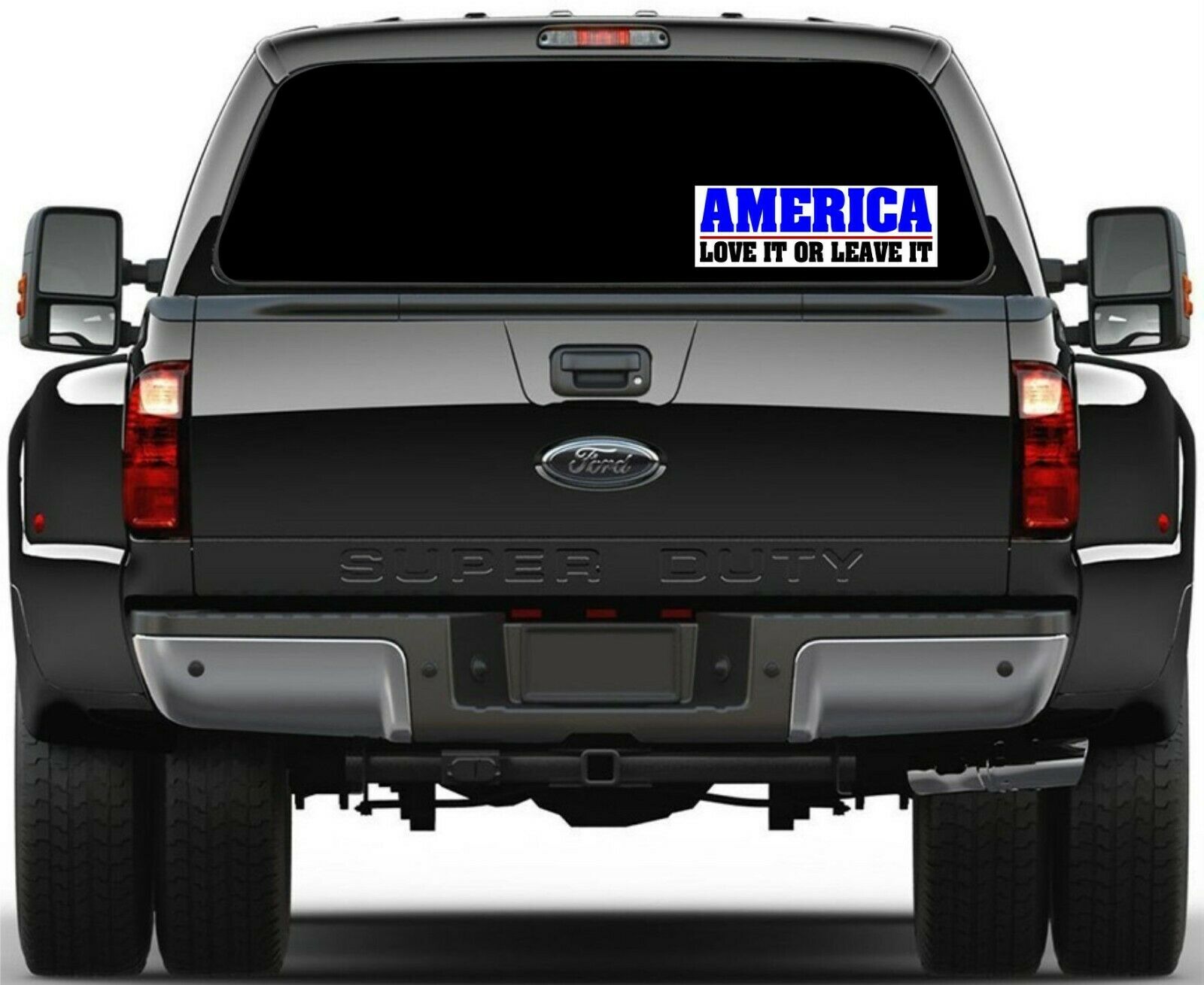 AMERICA LOVE IT OR LEAVE IT 8.8" x 3" Bumper Sticker Buy 3 get one free! - Powercall Sirens LLC