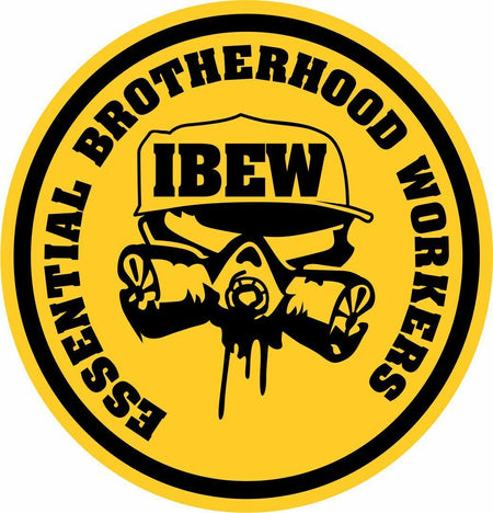 Essential Brotherhood Workers Hardhat/Window Sticker - Various sizes & Laminated - Powercall Sirens LLC