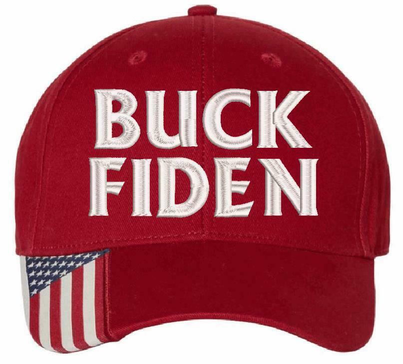 Anti Joe Biden B*CK FIDEN Adjustable Embroidered Hat - Various Color Options