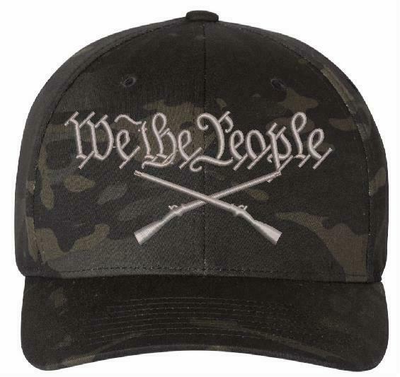 We The People Flex Fit Embroidered Low Profile Hat - Various Colors and Sizes - Powercall Sirens LLC