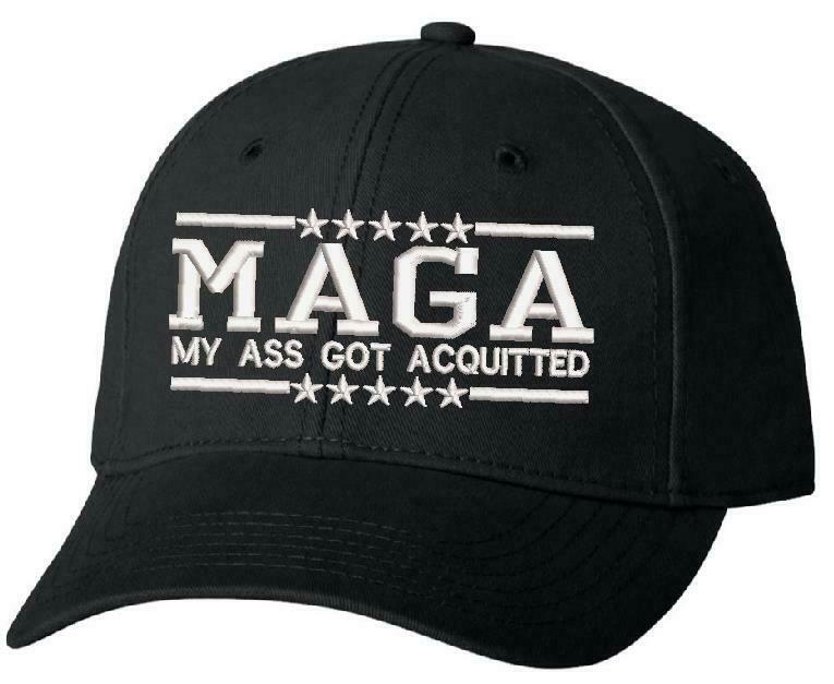 Trump Hat - MAGA My Ass Got Acquitted Embroidered Adjustable Ball Cap TRUMP HAT - Powercall Sirens LLC