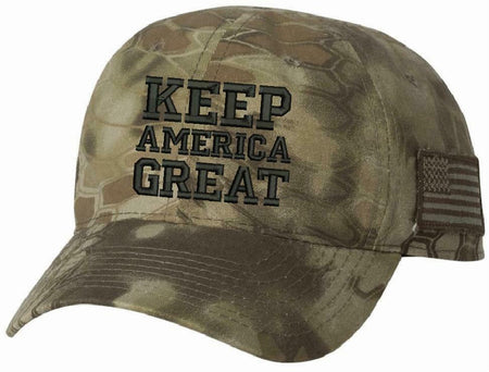 Keep America Great Multi Cam Flex Fit Trump Hat and Various other hat options - Powercall Sirens LLC