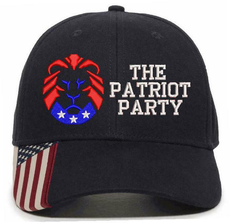 The Patriot Party LION Hat - Embroidered USA300 Adjustable Hat TRUMP 2024 MAGA - Powercall Sirens LLC