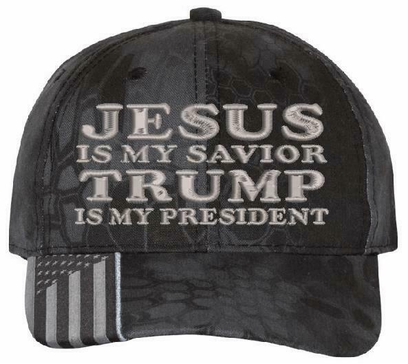 Jesus is my savior Trump is my President Kryptek Tyhphoon or Highlander Hat