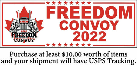 Freedom Convoy 2022 Bumper Sticker or Magnet - Various Sizes - FRINGE MINORITY - Powercall Sirens LLC