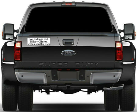Funny car bumper stickers Joe Biden trump 2020 vinyl Bumper Sticker 8.7" x 3" - Powercall Sirens LLC