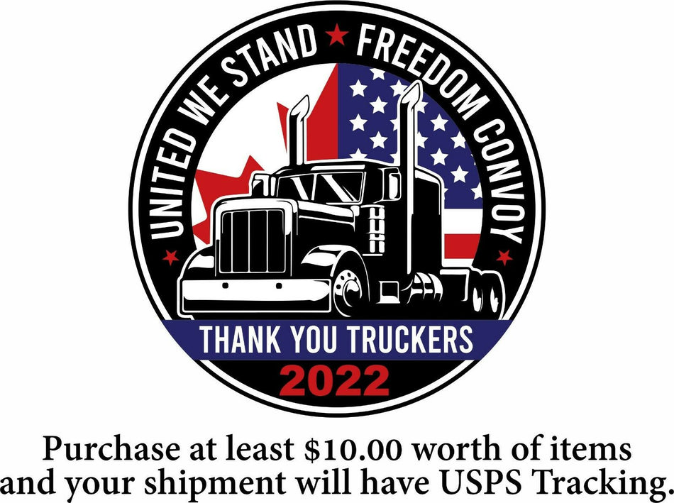 Freedom Convoy Decal Sticker UNITED WE STAND - Various Sizes Fringe Minority - Powercall Sirens LLC