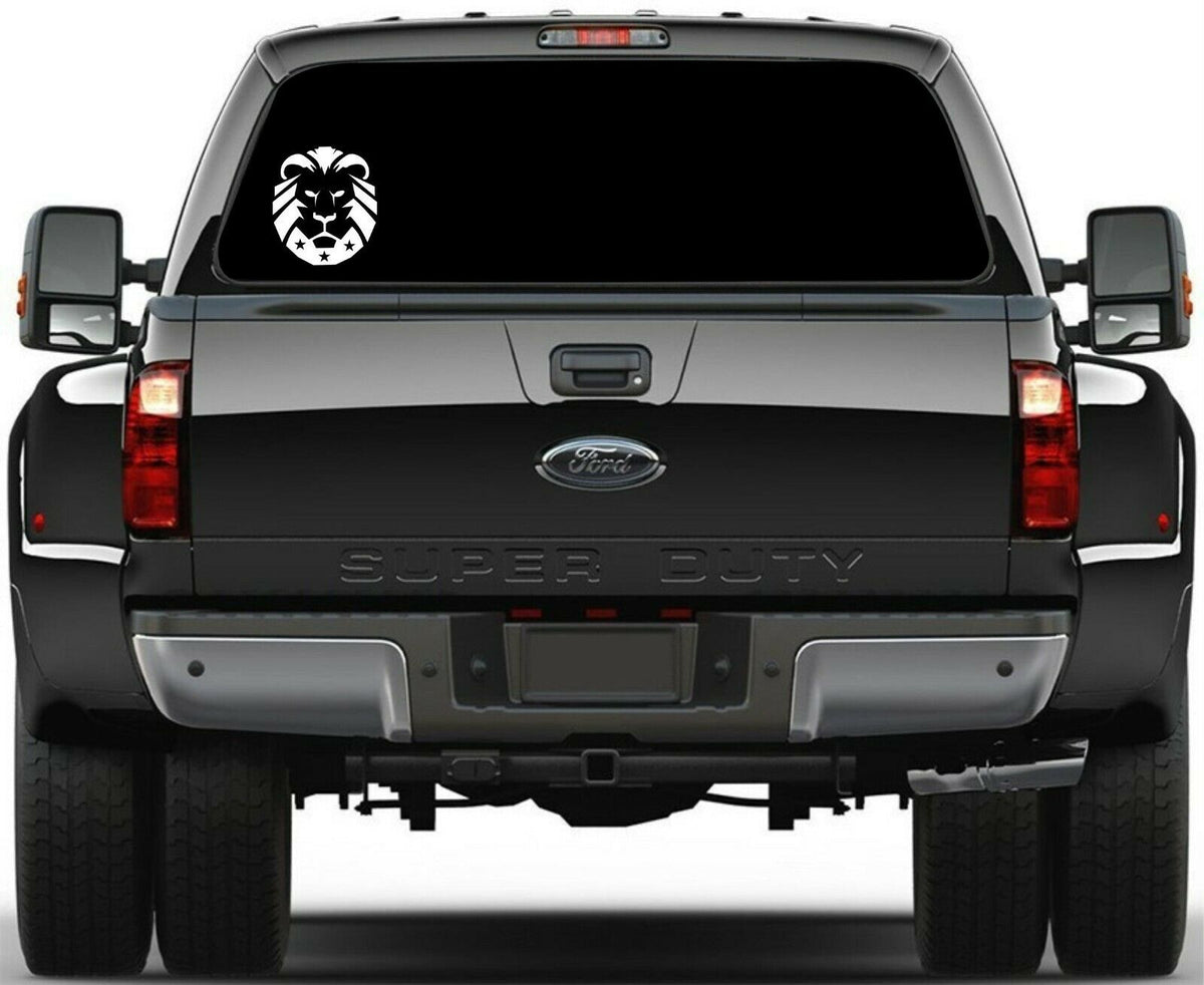 MAGA Lion The Patriot Party Die Cut Vinyl Window Decal Sticker Car Truck Pickup - Powercall Sirens LLC