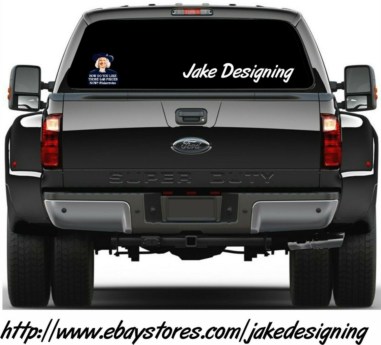 Faker Votes Joe Biden Bumper Sticker How do you like those gas prices now decal - Powercall Sirens LLC