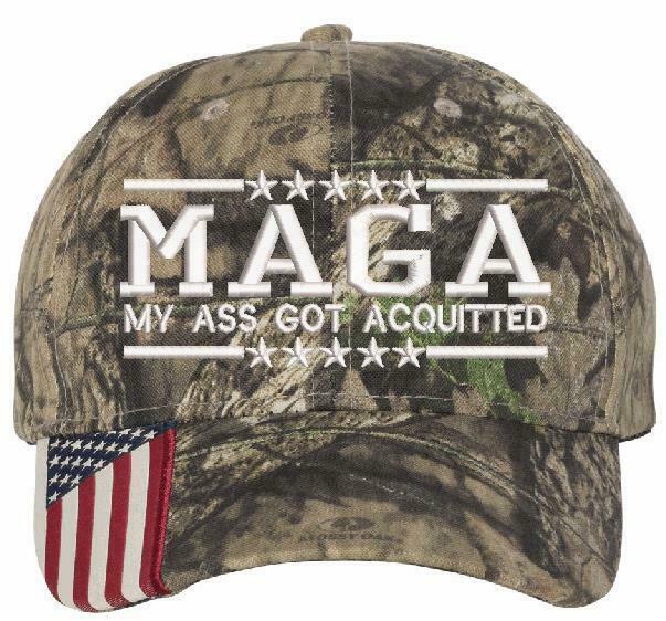 Trump Hat - MAGA My Ass Got Acquitted Embroidered Adjustable Ball Cap TRUMP HAT - Powercall Sirens LLC