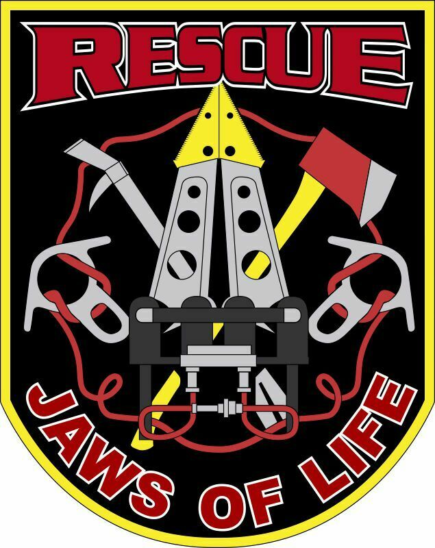 Rescue Jaws of Life Firefighter & EMS Window Sticker - Various Sizes available - Powercall Sirens LLC