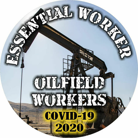 Essential Worker Sticker - Oilfield Workers Window Decal - Various Sizes - Powercall Sirens LLC